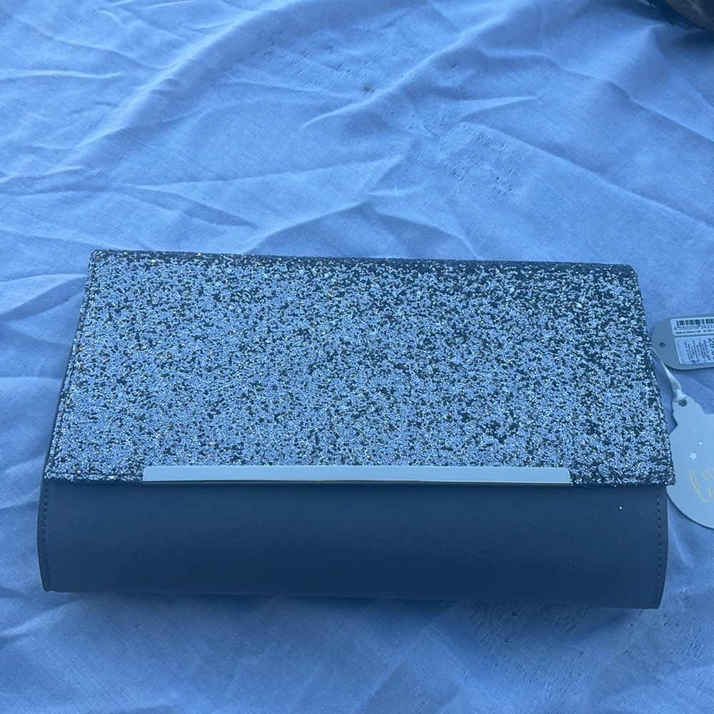 Gray evening purse/clutch